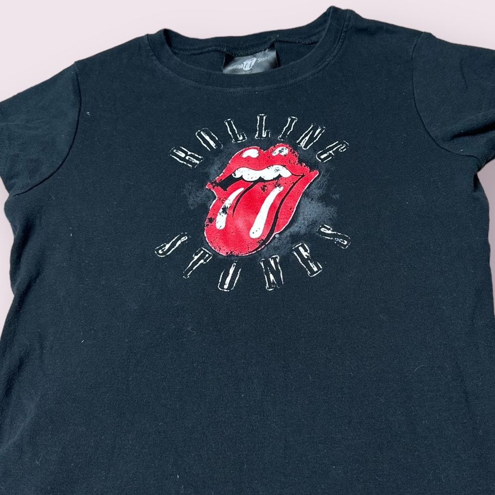 Women’s Rolling Stone Black Short Sleeve Crewneck Tee Shirt - Picture 3 of 6